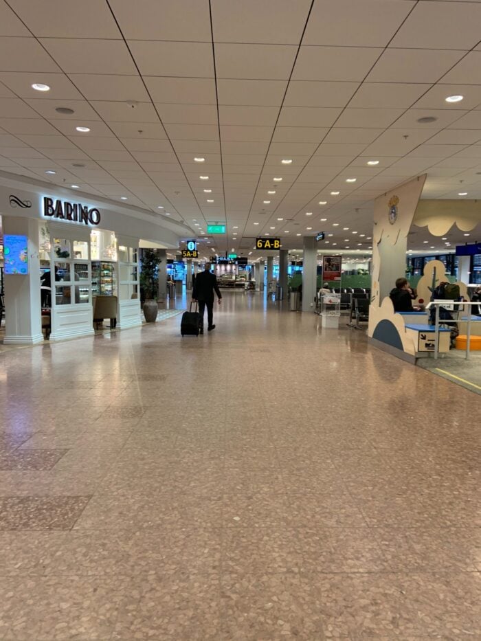 Arlanda i Stockholm är tomt