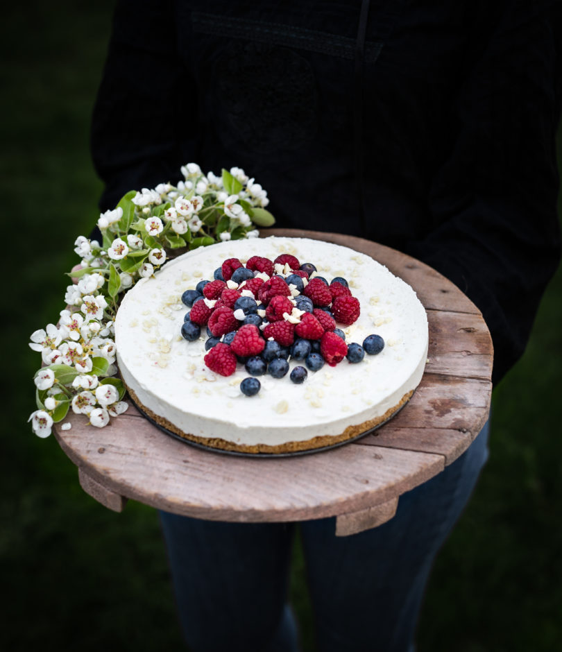 Frozen Cheesecake Med Vit Choklad
